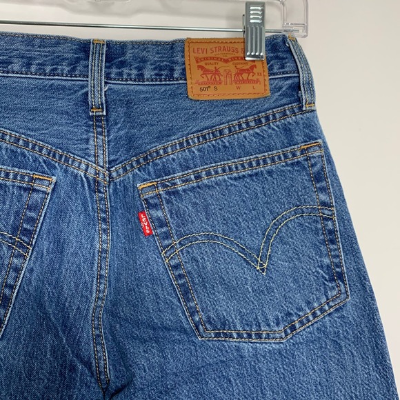 Levis Straight Leg Jeans Womens Size 25 Cw-4717 3629 - Picture 9 of 14